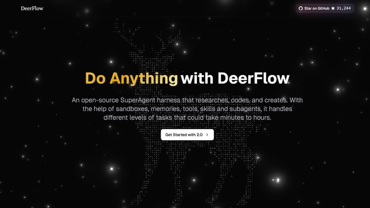 🦌 ByteDance launches DeerFlow 2.0