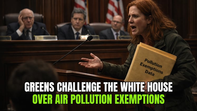 🌱 Greens Challenge the White House Over Air Pollution Exemptions 🏭🚫