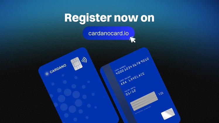 One Click to Cardano Card: Register Now