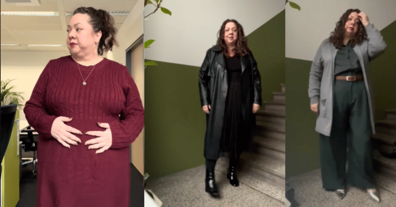 Last week's winter office outfits