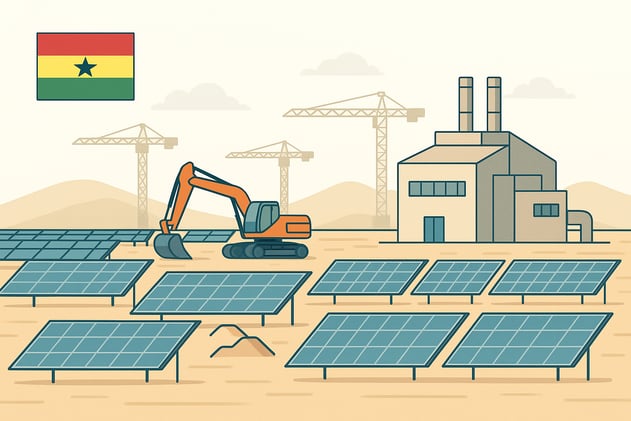 Ghana LAUNCHES 1 GW Solar INDUSTRIAL Push