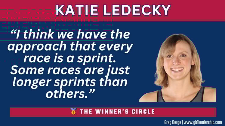 🥇The Winner's Circle: Katie Ledecky