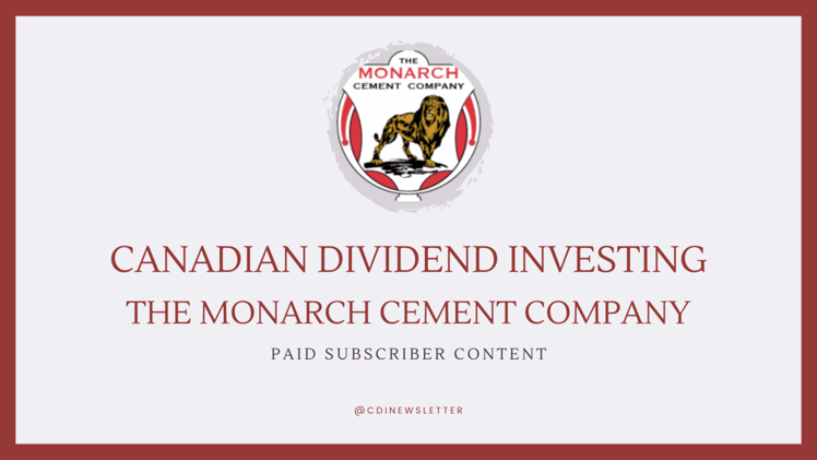 Monarch Cement: The Best Stock You've Never Heard Of?