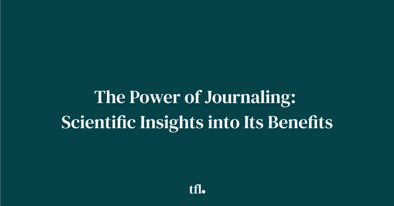 The Power of Journaling
