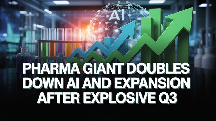 Pharma Giant Doubles Down on AI and Expansion After Explosive Q3