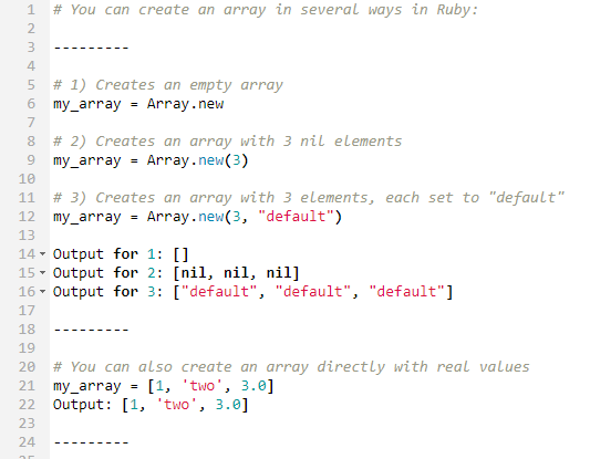 Ruby Arrays: A Beginner's Guide