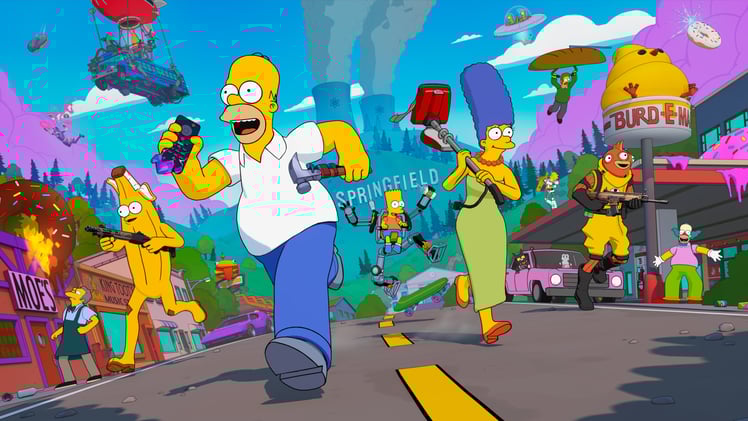 Os Simpsons em Fortnite e trailer de última temporada de Bel-Air