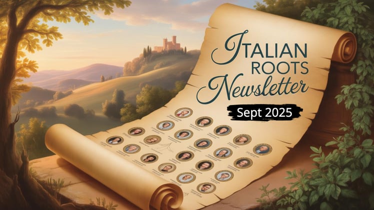 Italian Roots Newsletter September 2025 