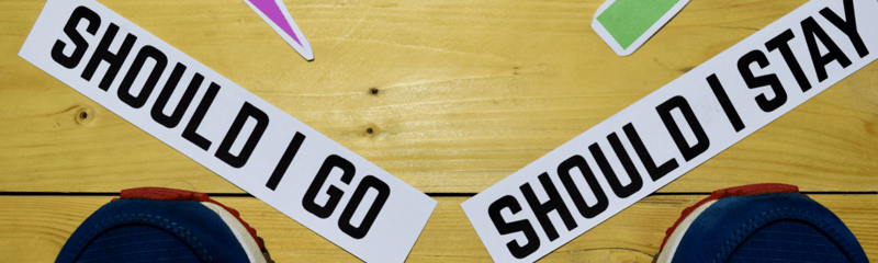 Maybe your New Years resolution should be to stay where you are