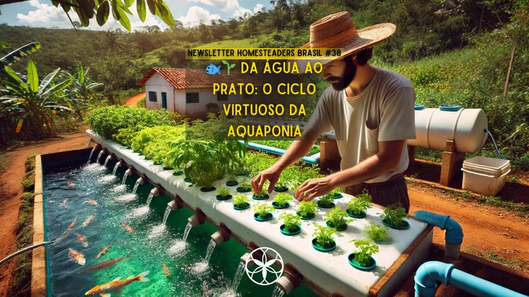 Homesteaders Brasil #38 |  🐟🌱 Da Água ao Prato: O Ciclo Virtuoso da Aquaponia