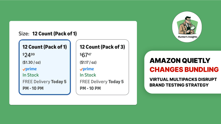 Amazon Reinvents Multipacks Forever – Virtual Bundles Change Seller Economics Now