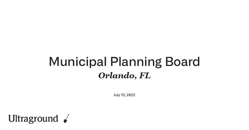 Orlando Planning