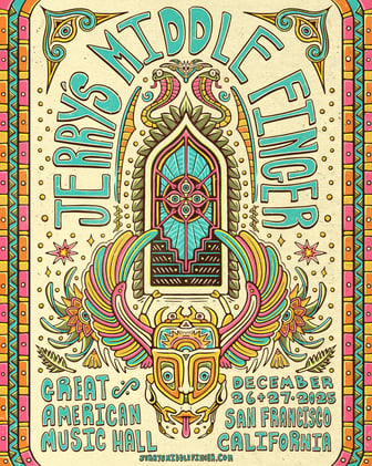 Light Up The Holidays with Jerry’s Middle Finger at Great American Music Hall