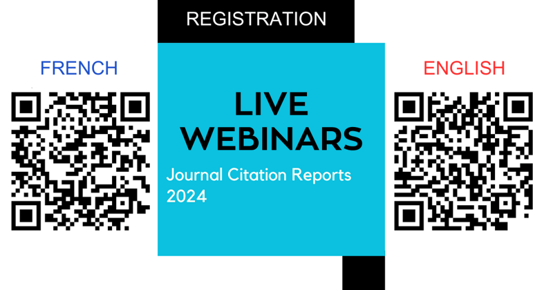 [Webinar in French and English] Journal Citation Reports 2024