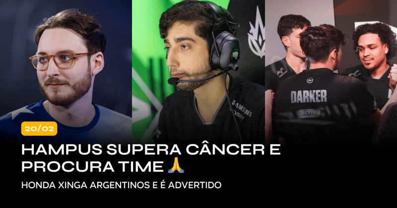 Hampus supera câncer e procura time 🙏