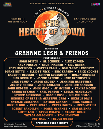 🌹The Heart of Town Celebrates 60 Years of the Grateful Dead in San Francisco – 3 Nights Only 🌹
