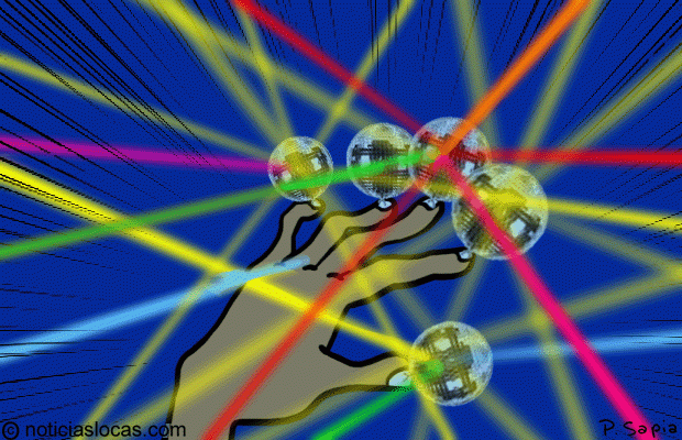 Artista crea uñas con luces LED