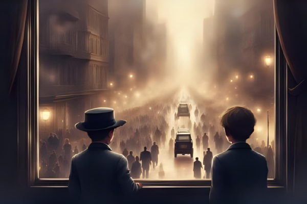 📷 A child in the window, a coffin in the street—and a camera that froze fate