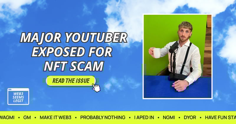 Major Youtuber exposed for NFT scam 👎