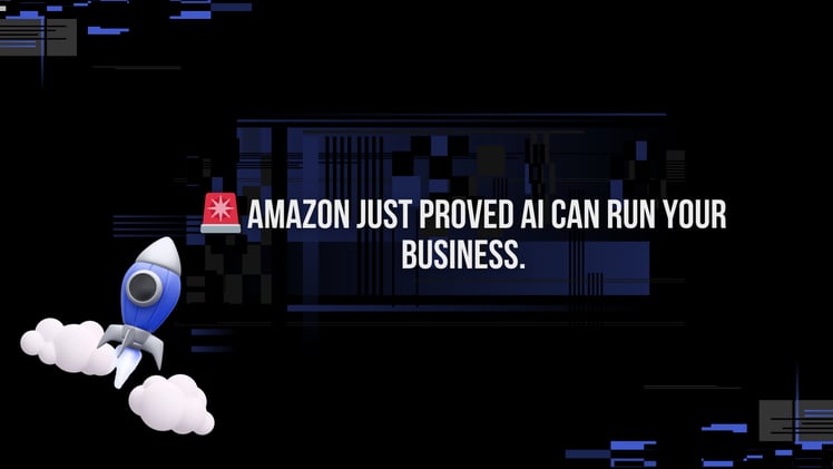 🚨 Amazon Just Proved AI Can Run your Business.