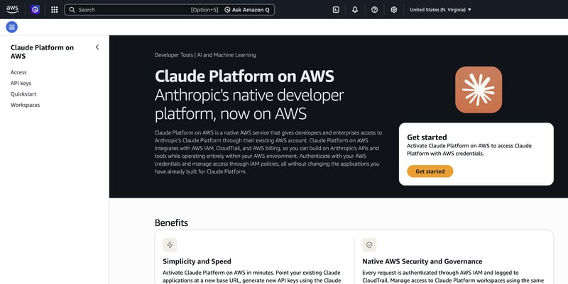 🤖 AWS launches Claude Platform on AWS