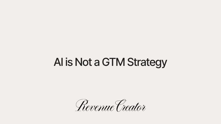 AI can't sell for you