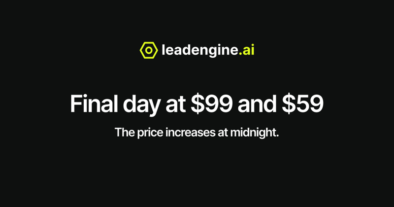 Final day at $99 and $59