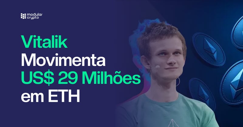 🔲 Vitalik Move $29 Milhões em ETH