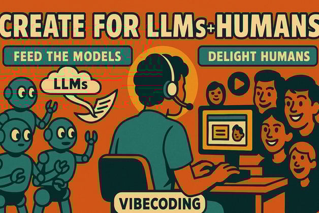 The new bar for content - Part II: vibecoding