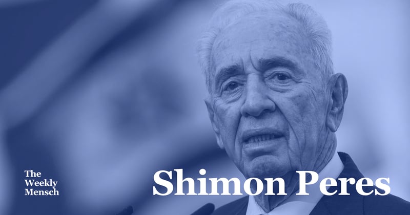The Weekly Mensch: Shimon Peres