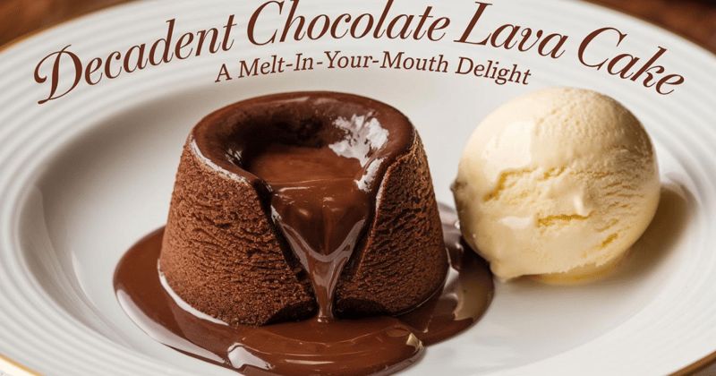 Decadent Chocolate Lava Cake