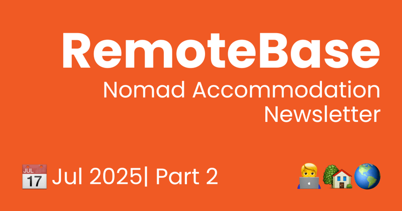 🟠 Nomad Accommodation in October 📥️ (Part 2)