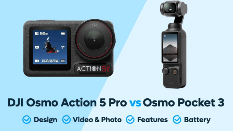 DJI Action 5 vs. DJI Osmo Pocket 3: Which Compact Powerhouse is Right for You?