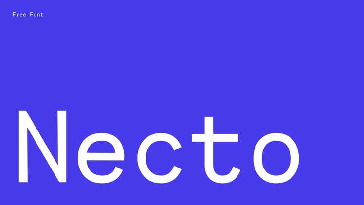 Free Font (No116) - Necto Mono