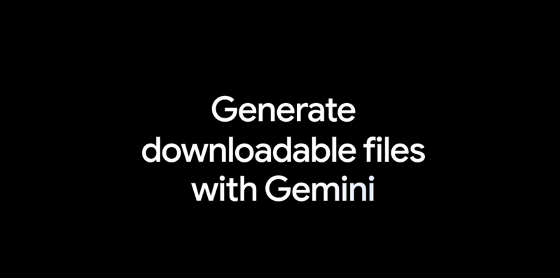 Gemini can now create PDFs, Microsoft Word and Excel