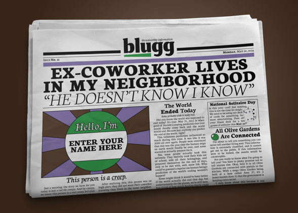 EX-COWORKER LIVES IN MY NEIGHBORHOOD