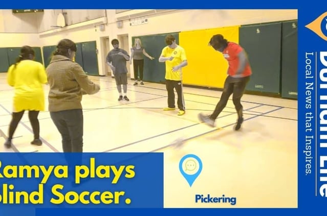 “Blind Soccer: A Game of Skill and Determination