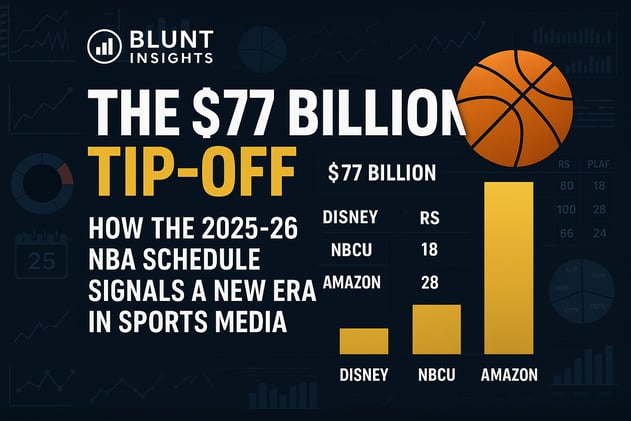 The $77 Billion Tip-Off: How the 2025–26 NBA Schedule Signals a New Era in Sports Media