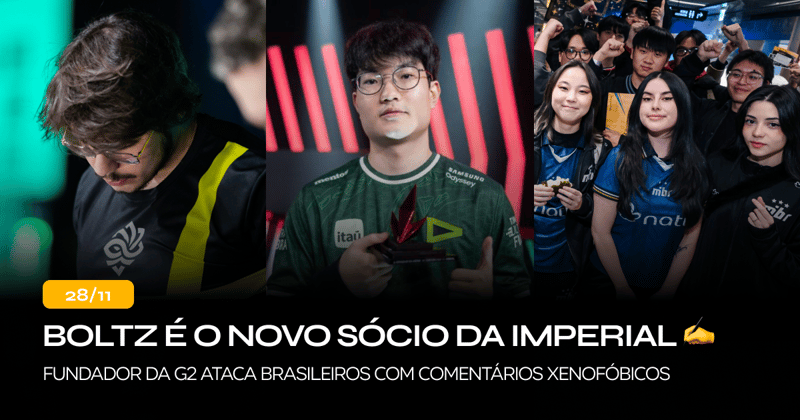 Boltz é o novo sócio da Imperial ✍️