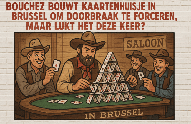 Doorbraak in Brussel? Bouchez puzzelt een deal bijeen, met zoenoffers voor de PS én N-VA, maar de constructie oogt niet bepaald stabiel
