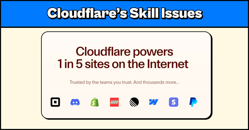 🦥1/5 of the internet shut down