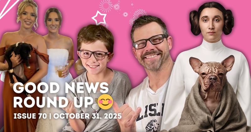 ❤️ The cutest wedding crashers