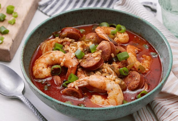 Classic Shrimp and Sausage Jambalaya