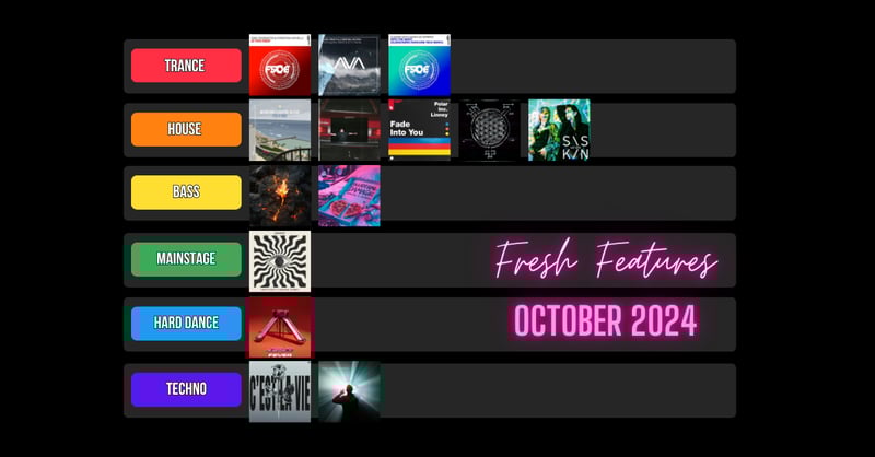 A Full Month of Fresh Tracks For You