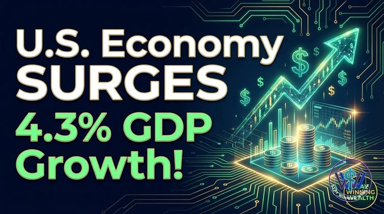 U.S. Economy Surges: 4.3% GDP Growth in Q3 Crushes Forecasts