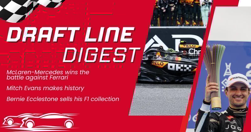 McLaren-Mercedes returns to the top, Formula E Season kicks off in Brazil and Bernie Ecclestone sells his F1 Collection