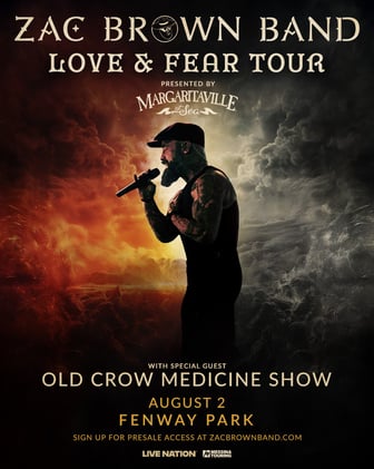 Get Zac Brown Band Presale Access in Boston!