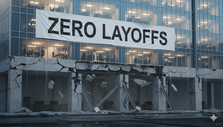 The Silent Risk Companies Ignore: Sometimes Not Doing Layoffs Is the Most Dangerous Move of All