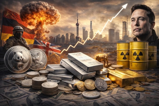 One Of The Largest US Precious Metals' Dealers Puts $10,000 Minimum Order Amount In Place, Chinese Silver USD Equivalent Now Trading 13% Higher Than US Silver, Silver Price Adjusted for M2 Money Supply is $744 Per Ounce, Top Putin Advisor Threatens Nuking Germany And The UK, Uranium Ready To Rocket