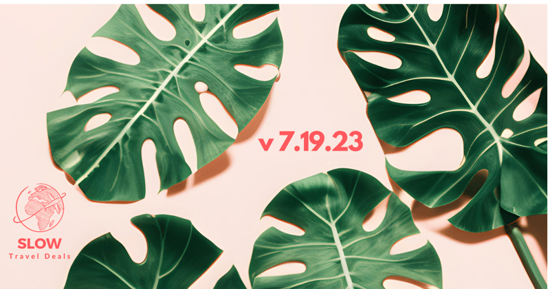 🌎 Slow Travel Deals